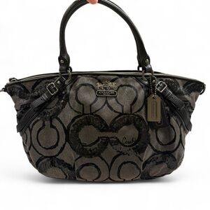 COACH Madison Sequin Op Art Sophia Satchel | 15940 | Y2K Glam Sequins